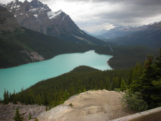 een foto van het uitzicht, na een 15 minuten (als ik het me goed herinner) wandeling...