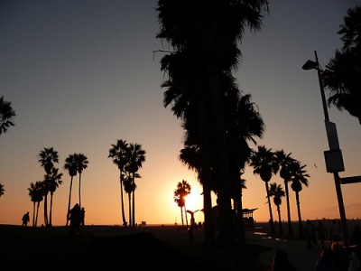 Sunset @ Venice Beach, LA