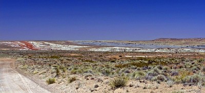 zicht op Blue Canyon vanaf de Indian Road 7