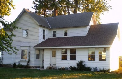 De voorkant van het huis