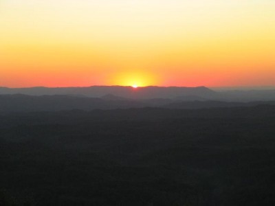 Sunset Cherohala Skyway