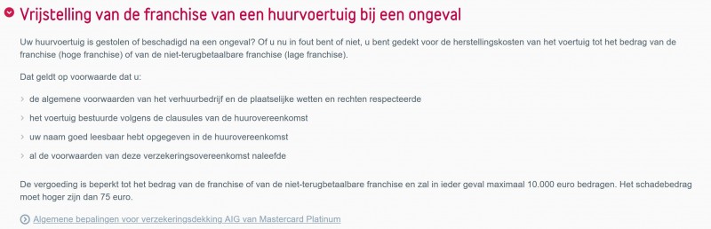 Tekst van MC bank